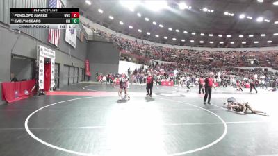 138 lbs Champ. Round 2 - Penelope Juarez, Waukesha Wrestling Club vs Evelyn Sears, Chilton/Hilbert