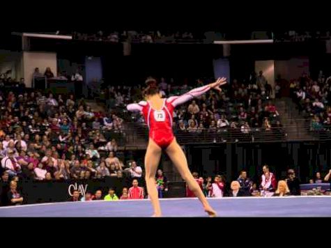Kyla Ross - Floor Exercise Finals (3rd place) - 2012 Kellogg's Pacific Rim Championships