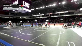 Girls 155 lbs Champ. Round 2 - Tala Samara, Lynnwood (Girls) vs Lucia Soriano, Kent Meridian (Girls)