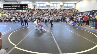 124 lbs Champ. Round 1 - Jose Hernandez, Rosemore vs Maverick Whiting (c6), Highland