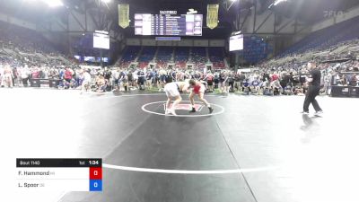 170 lbs Rnd Of 64 - Frederick Hammond, Michigan vs Luke Spoor, Delaware