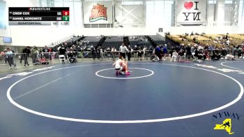 116 lbs Quarterfinal - Daniel Horowitz, GPS Wrestling Club vs Crew Cox, Club Not Listed