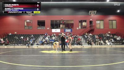 131 lbs Cons. Round 2 - Chloe Parets, Huntingdon vs Isabella Hoffman, Emmanuel University