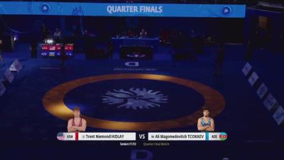 92 kg 1/4 Final - Trent Niemond Hidlay, United States vs Ali Magomedovitch Tcokaev, Azerbaijan