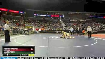 182 lbs Quarterfinal - Reid Schroeder, Southridge vs Liam Farmer, Cascade