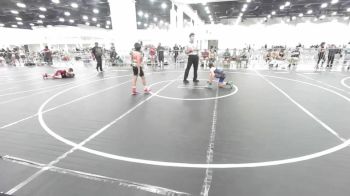 100 lbs 2nd Place - Ezra Alvarez, Aniciete TC vs Aaliyah Tapia, Kalispell WC