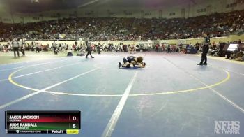 6A-165 lbs Semifinal - Jude Randall, Edmond North vs Jacen Jackson, Mustang