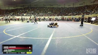 6A-165 lbs Semifinal - Jude Randall, Edmond North vs Jacen Jackson, Mustang