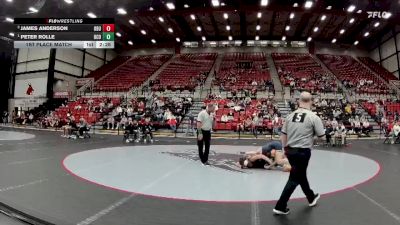 133 lbs 1st Place Match - Peter Rolle, Central Oklahoma vs James Anderson, Ouachita Baptist