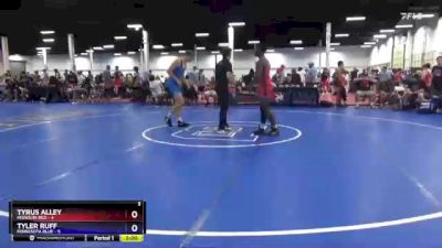 165 lbs Placement Matches (8 Team) - Tyrus Alley, Missouri Red vs Tyler Ruff, Minnesota Blue