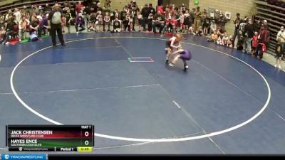 45 lbs Champ. Round 1 - Jack Christensen, Delta Wrestling Club vs Hayes Ence, Southern Utah Elite