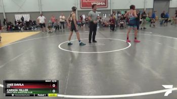 113 lbs Quarterfinal - Jake Davila, SYA vs Carson Miller, Great Neck Wrestling Club