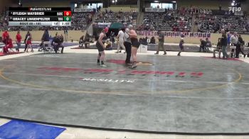 185 lbs Champ. Round 1 - Gracey Lingenfelter, Trigg County vs Ryleigh Maybrier, Harrison County