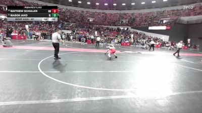 97 lbs Cons. Round 2 - Mason Jako, Rice Lake vs Matthew Schuller, NGL Wrestling