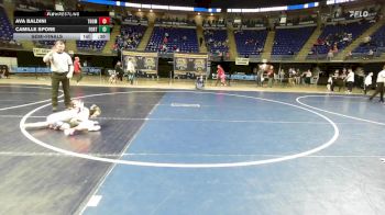 50 lbs Semifinal - Ava Baldini, Thomas Jefferson vs Camille Spore, Fort LeBoeuf