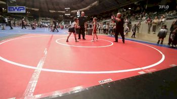 67 lbs Round Of 16 - Keegan Myers, Cushing Tigers vs Auggie Stephens, RSA RedStorm