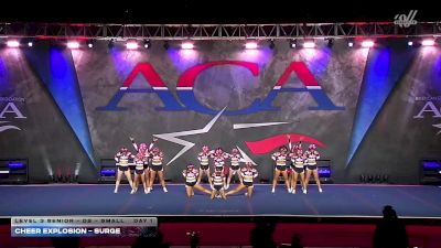 Cheer Explosion - Surge [2026 L3 Senior - D2 - Small Day 1] 2026 ACA Grand Nationals