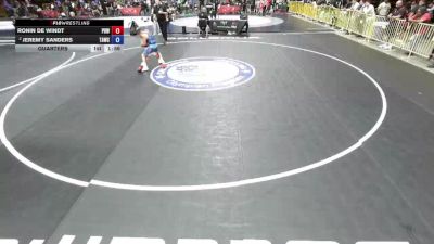 84 lbs Quarters - Ronin De Windt, Project 8 Wrestling vs Jeremy Sanders, Team Arcata Wrestling Club