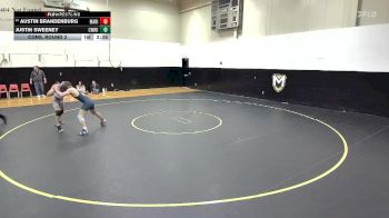 165 lbs Cons. Round 2 - Austin Brandenburg, Marian University (IN) vs Justin Sweeney, Case Western Reserve