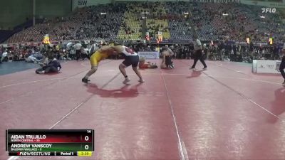 285 lbs Placement Matches (16 Team) - Aidan Trujillo, North Central vs Andrew Vanscoy, Baldwin Wallace