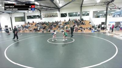 117 lbs Round 3 - Laylah Hicks, Trine vs Lesly Sala, Point Park