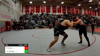 285 lbs Cons. Round 4 - Ben Metzger, Conifer vs Parker Hocker, Eaglecrest