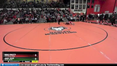 138 lbs Champ. Round 1 - Andy Ruiz, Joliet (WEST) vs Nino Protti, Chicago (ST. RITA)