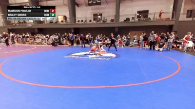 Cons. Round 3 - Madison Fowler, Thunder Mountain Wrestling Club vs Bailey Gross, CNWC Concede Nothing Wrestling Club