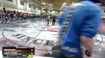 Cons. Semi - Sawyer Bath, Touch Of Gold Wrestling Club vs Daesey Mcnary, Fairfield Girls Wrestling Club