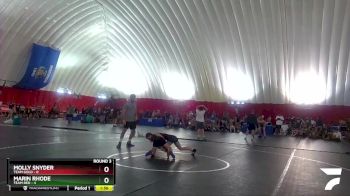 105 lbs Round 3 (6 Team) - Molly Snyder, Team Gold vs Marin Rhode, Team Red
