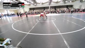 147-H lbs Round Of 16 - Michael Horn, AMERICAN MMA AND WRESTLING vs Brock Rudy, Bacon Barbell Club