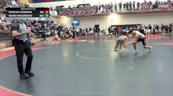 126 lbs Semifinal - Mateo Mazariegos, Roosevelt vs Marcus Ackerman, Sprague