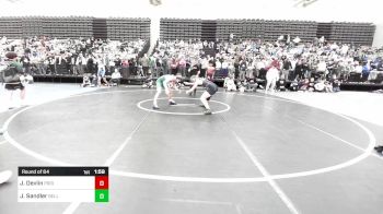 128-I lbs Round Of 64 - Jamison Devlin, Pride WC vs J.T. Sandler, Bellmore-JFK