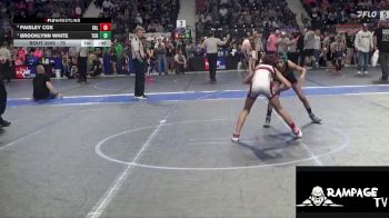75 lbs 3rd Place Match - Paisley Cox, Salina vs Brooklynn White, Turner