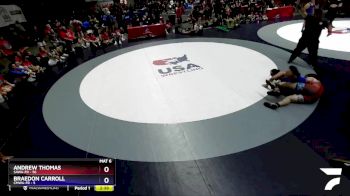 285 lbs Round 2 (16 Team) - Andrew Thomas, SAWA-FR vs Braedon Carroll, CMWA-FR