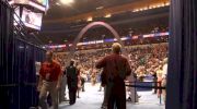 Crowd cheering for Kyle Dake