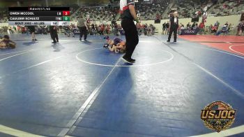 60 lbs Semifinal - Owen McCool, Elgin Wrestling vs Caulder Schultz, Team Tulsa Wrestling Club
