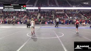 58 lbs Champ. Round 1 - Brody Owens, WTC vs Evan Francis, Con-Kids Wrestling Club