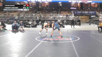 175 1A 1st Place Match - Jacob Bacon, Aubrey Rogers vs Bennett Sweitzer, Bishop Verot