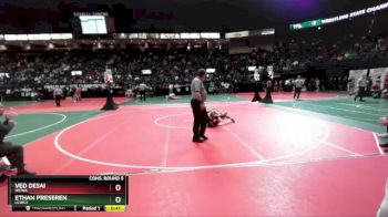 128 lbs Cons. Round 5 - Ved Desai, WCWA vs Ethan Preseren, LCWC3