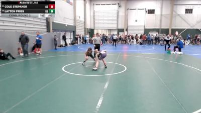 100 lbs Cons. Round 2 - Cole Stepanek, GI Grapplers vs Layton Fries, GI Grapplers