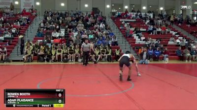 120 lbs Round 3 (16 Team) - Rowen Booth, Jasper vs Adam Plaisance, Auburn