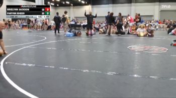 105 lbs Round 5 (10 Team) - Brielynn Jackson, Oklahoma Mafia vs Farynn Rhees, Missouri Outlaws