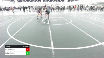 130 lbs 5th Place - Brady Jones, Rancho Bernardo WC vs Cooper Carling, Sierra Sabers