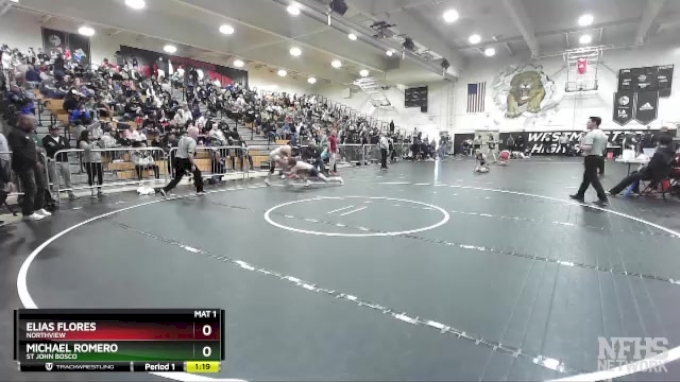 126 lbs Semifinal - Michael Romero, St John Bosco vs Elias Flores ...