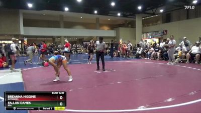 106 lbs Semifinal - Breanna Higgins, Outsiders vs Fallon Dames, RPA