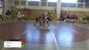 145 lbs Consolation - Devon Johnson, Harrisburg vs Jarrett Wilson, Carlisle
