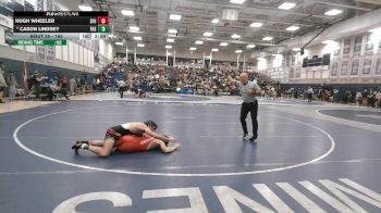 165 lbs Champ. Round 1 - Cason Lindsey, Fort Hays State vs Hugh Wheeler, Simon Fraser (b.c.)