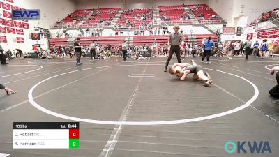 105 lbs Rr Rnd 2 - Connor Hobart, Carl Albert vs Kash Harrison, Tecumseh Youth Wrestling