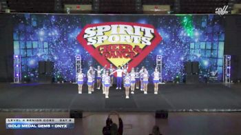 Gold Medal Gems - Onyx [2026 L4 Senior Coed Day 2] 2026 Spirit Sports Kansas City Nationals
